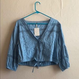 Brand New Free People lace top with tags